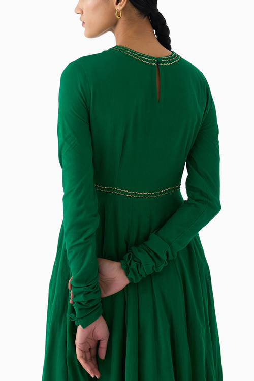 Amrita Green Ghoomar Anarkali