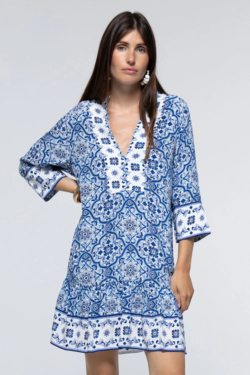 Robe Bianca Blue Tile
