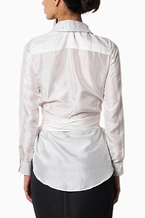 Lee Kim White Shirt