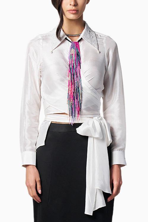Lee Kim White Shirt