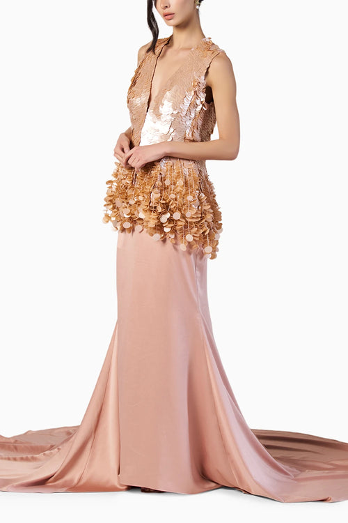 Anaya Peach Skirt