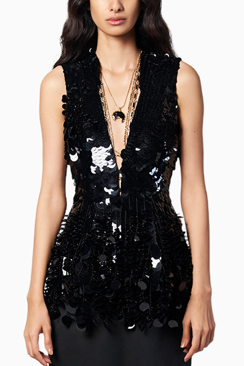 Ro Black Jacket With Anaya Skirt