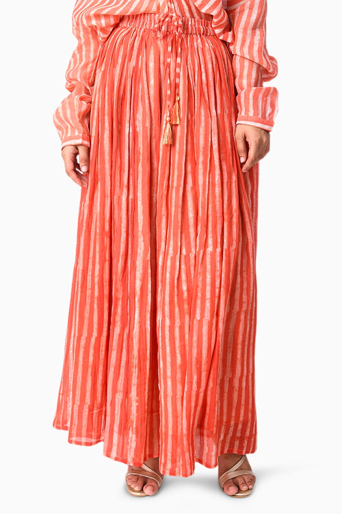 Shirt Co-ord Coral Shima Tama Co-ord Set