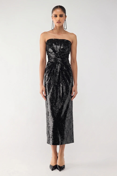 Midnight Noir Black Dress