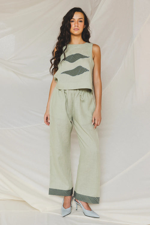 Naila Mint Green Co-ord Set