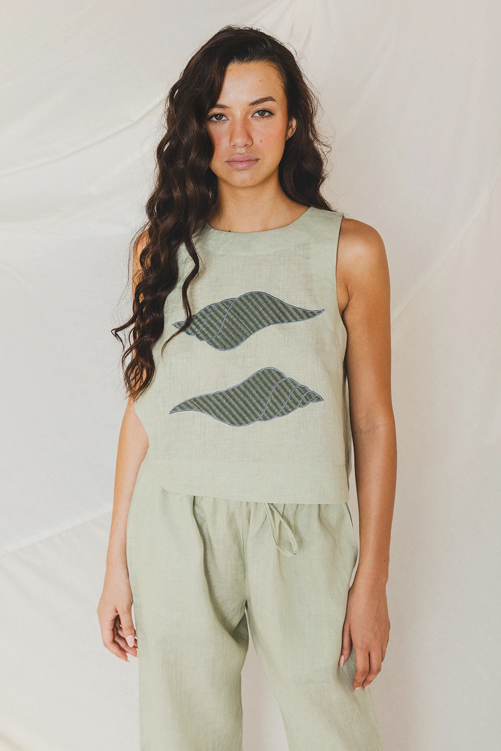 Naila Mint Green Co-ord Set