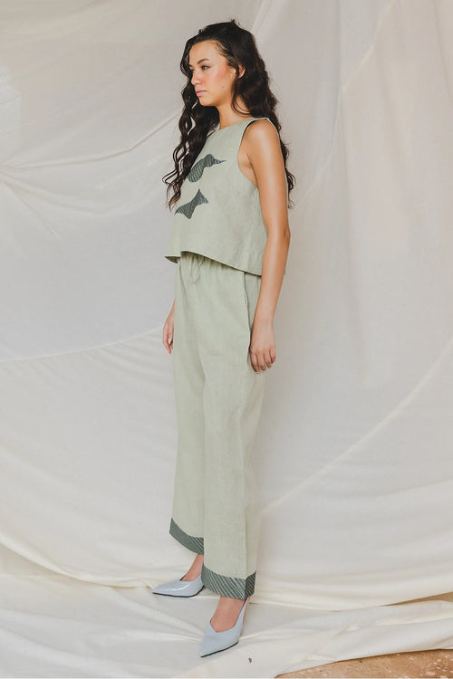Naila Mint Green Co-ord Set