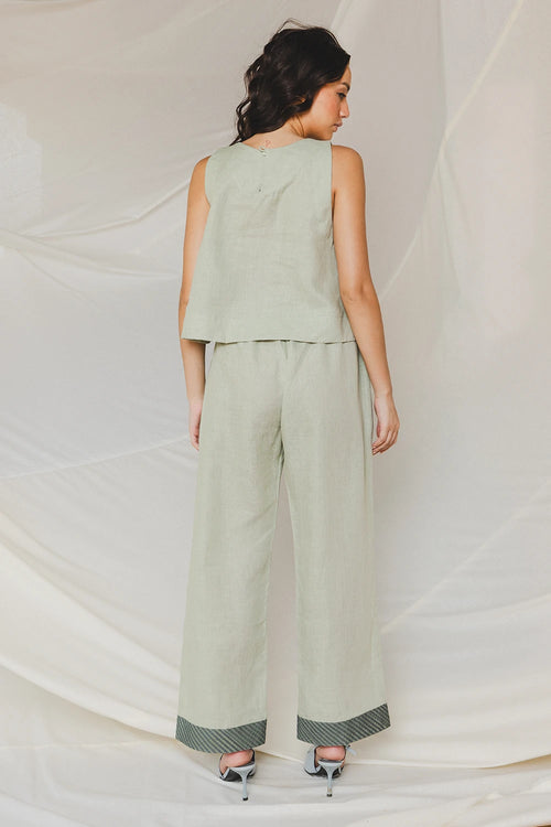 Naila Mint Green Co-ord Set
