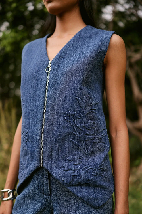 Renee Waistcoat and Denims