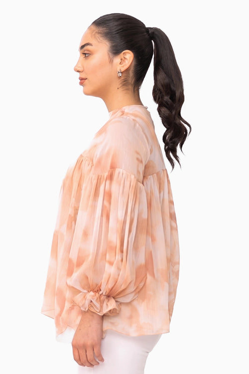 Peach Elva Top