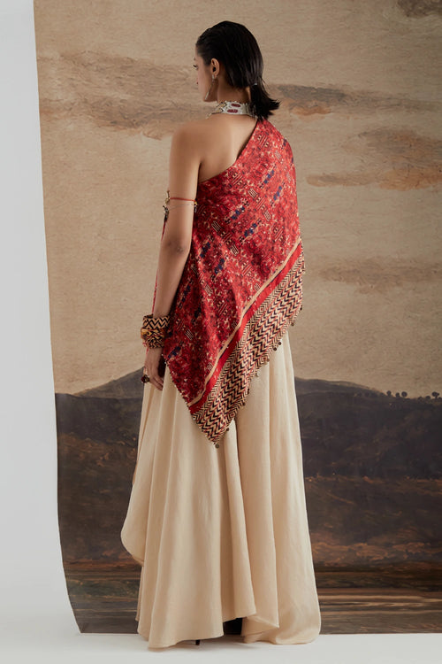 Rasa One Shoulder Top Set