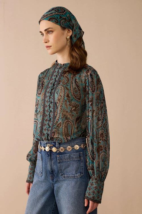 Harper Paisley Blouse