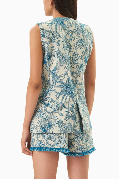 Blue Jungle Jacqurad Jacket