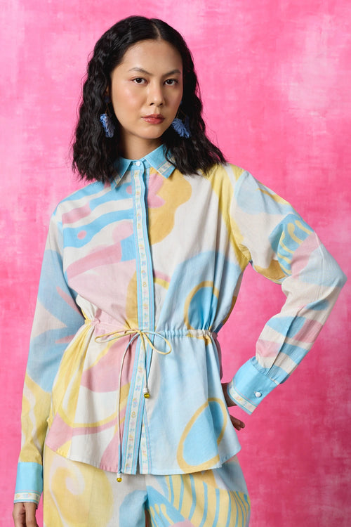 Floré Drawstring Shirt