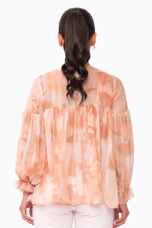 Peach Elva Top