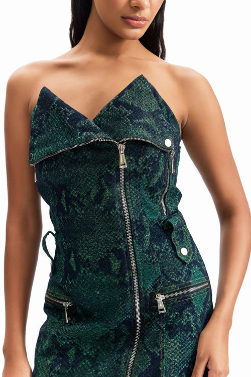 Serpent Biker Dress
