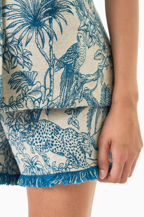Blue Jungle Jacqurad Jacket