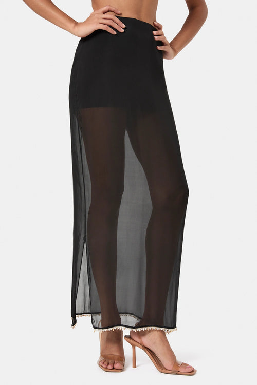 Midnight Shell Trim Skirt