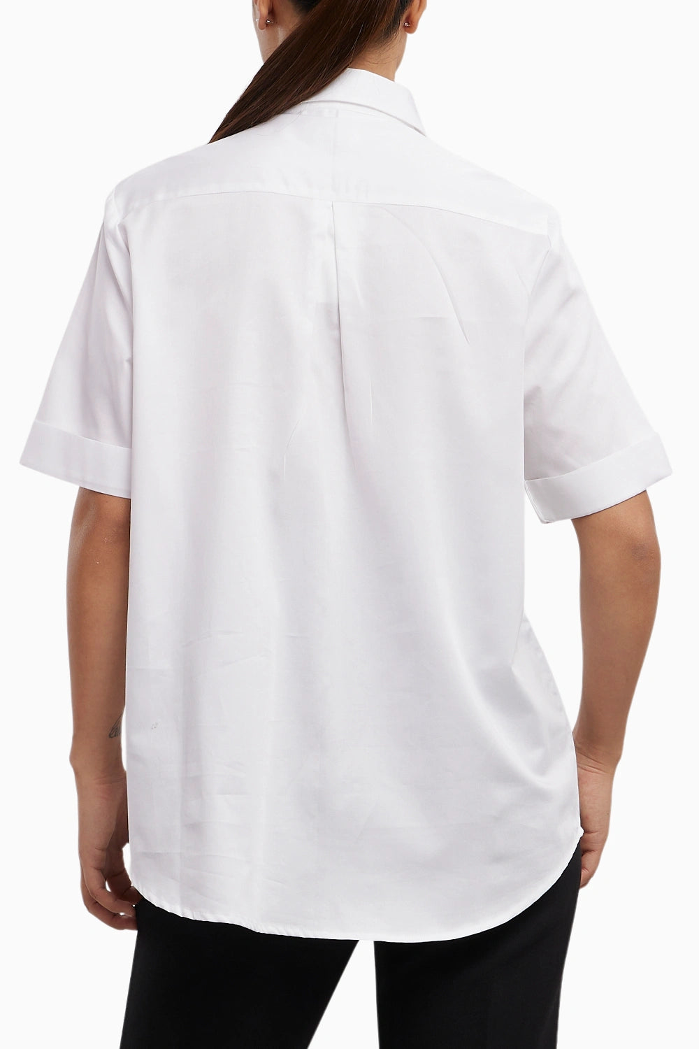 White Bisou Embroidered Shirt