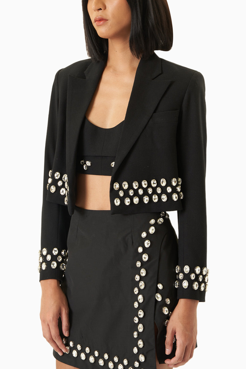 Alexander Jacket with Anna Embroidered Skirt