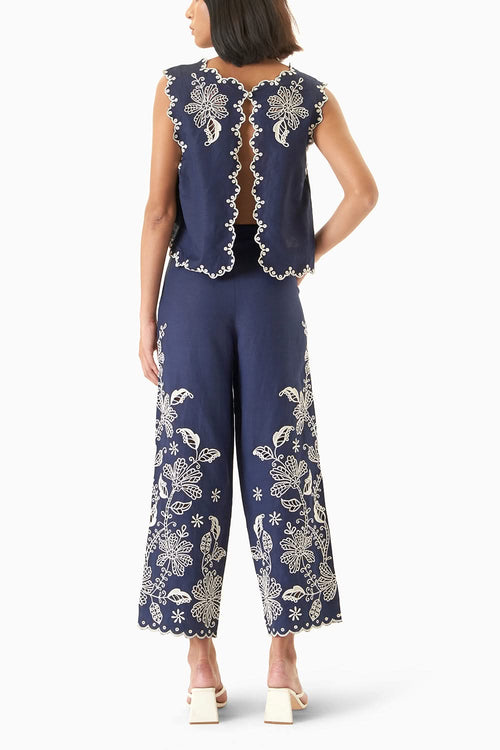 Blue Marlun Shrug with Pants