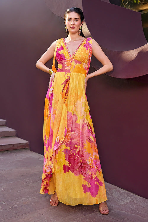 Orche Floral Fantasy Dress