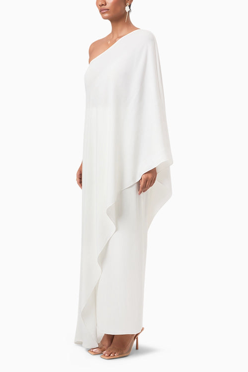 Ivory Mara One Shoulder Asymmetric Top