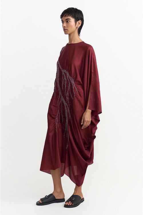 Chaac Burgundy Dress