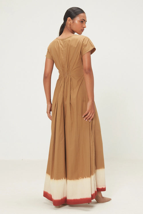 Khaki Brrown Mrida Jumpsuit