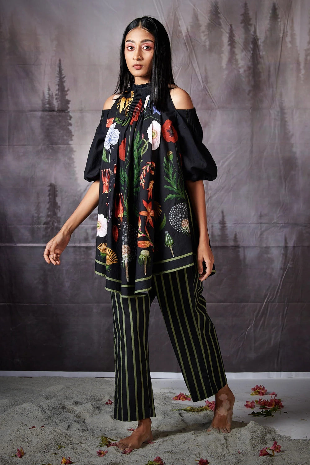 Black Grandma Co-ord Set