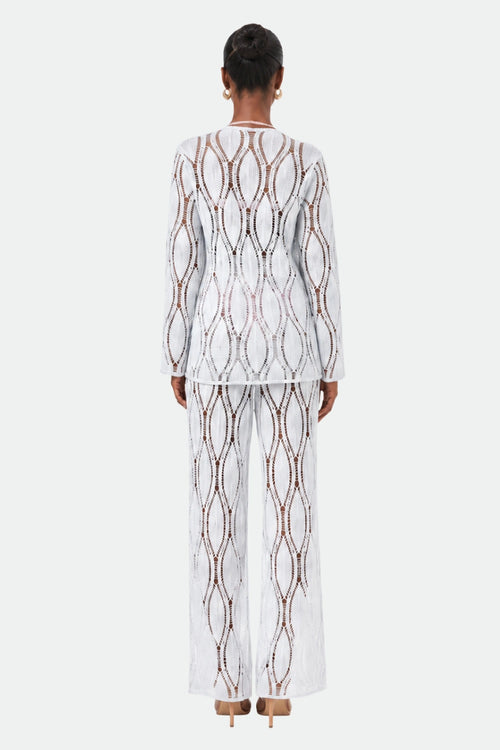 Sky Crochet Trousers