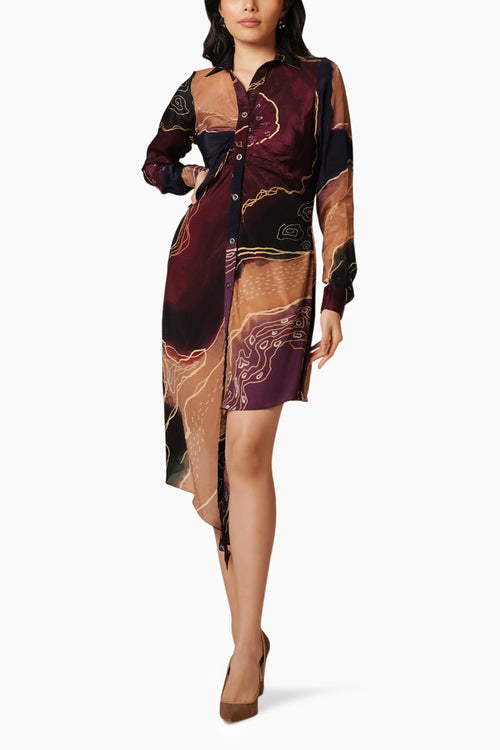 River Asymmetrical Dress