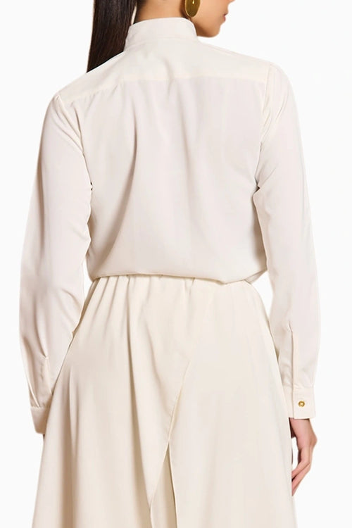 Spectrum Ivory Pintuck Shirt