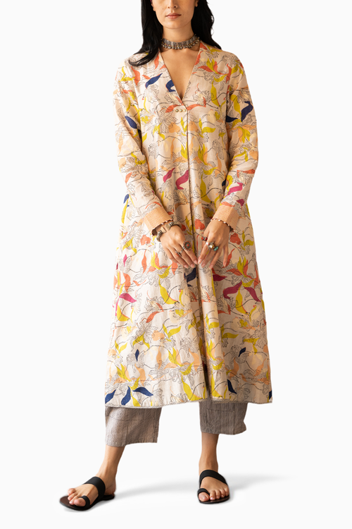 Manal Kurta with Ur Pant and Abu Dupatta