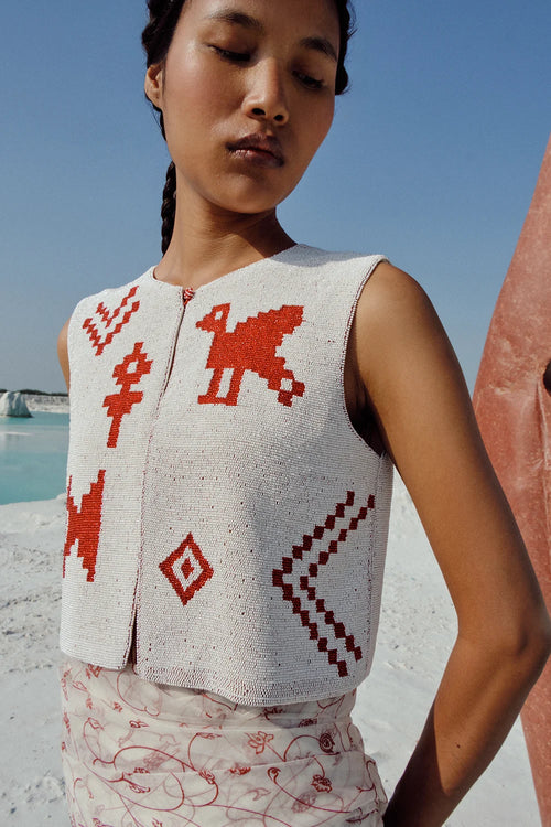 Wuna Beaded Vest