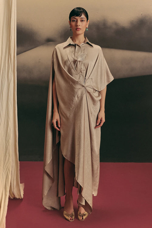 Beige Liora Dress