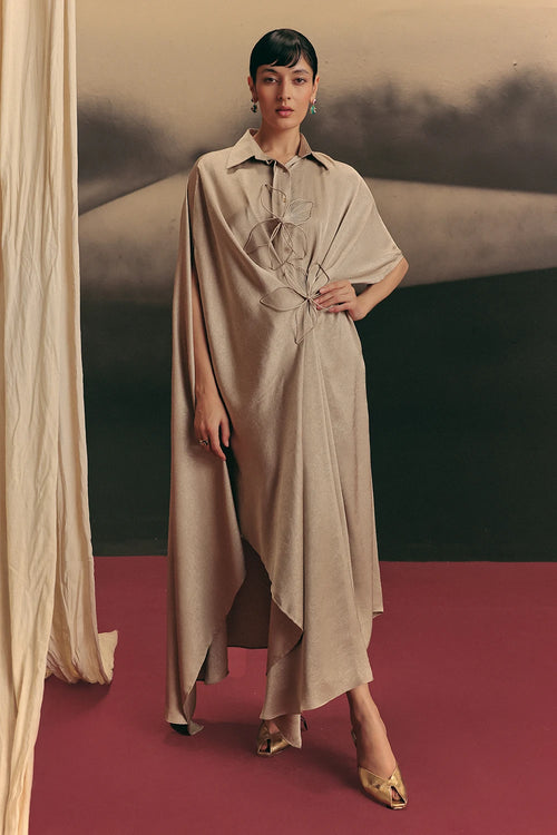 Beige Liora Dress
