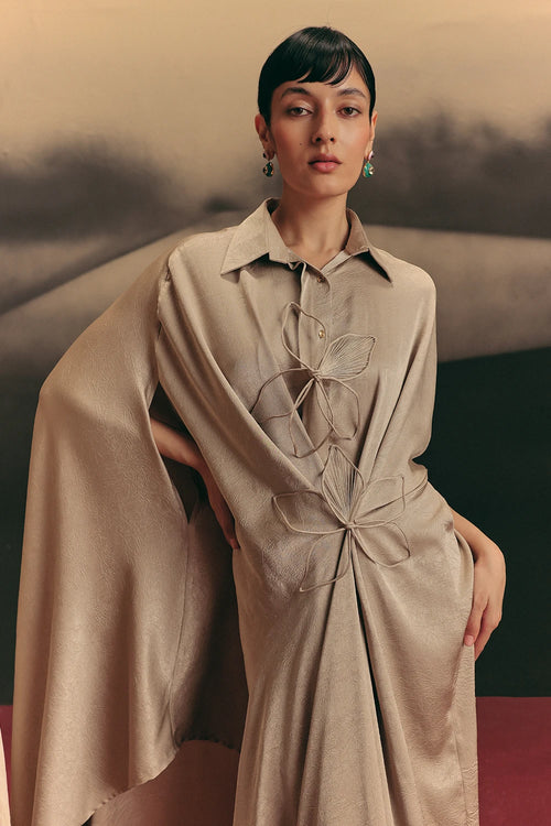 Beige Liora Dress