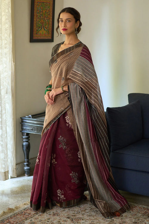 Malti Sari with Naina Blouse