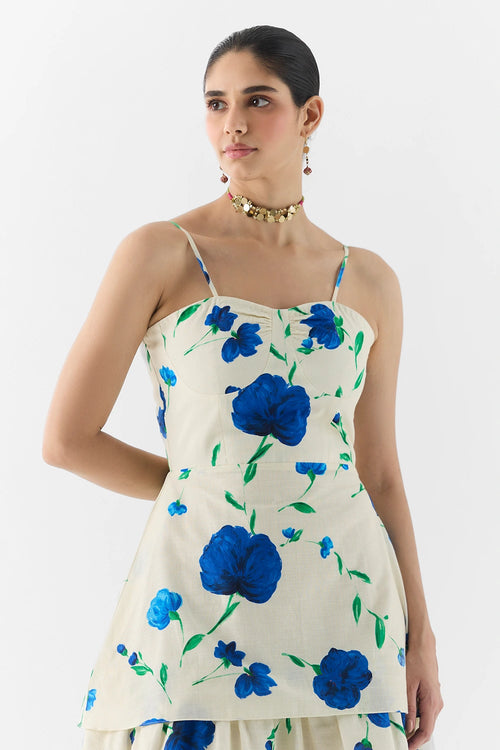 Moss Rose Bustier Dress