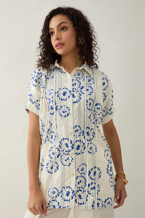 Demure Off White Shirt