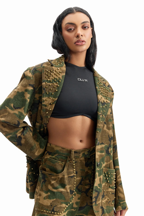 Combat Studded Jacket