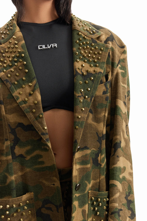 Combat Studded Jacket