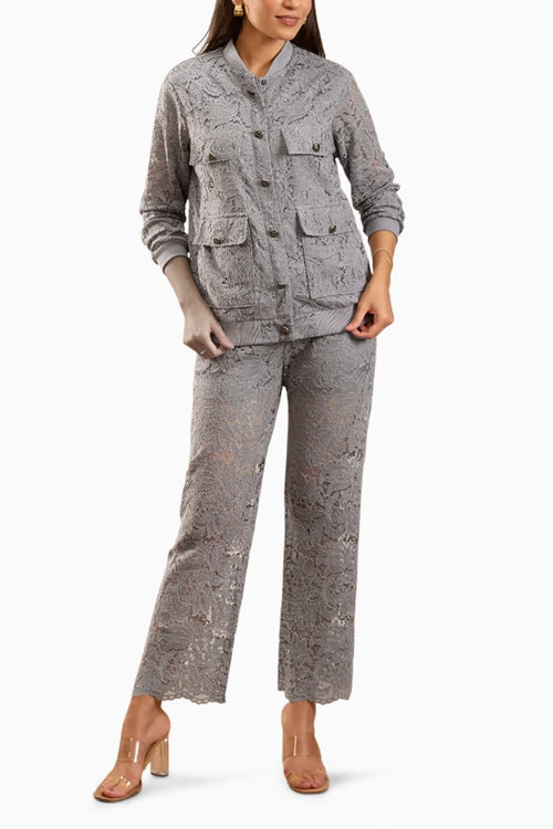 The Grey Lace Co-Ord Set