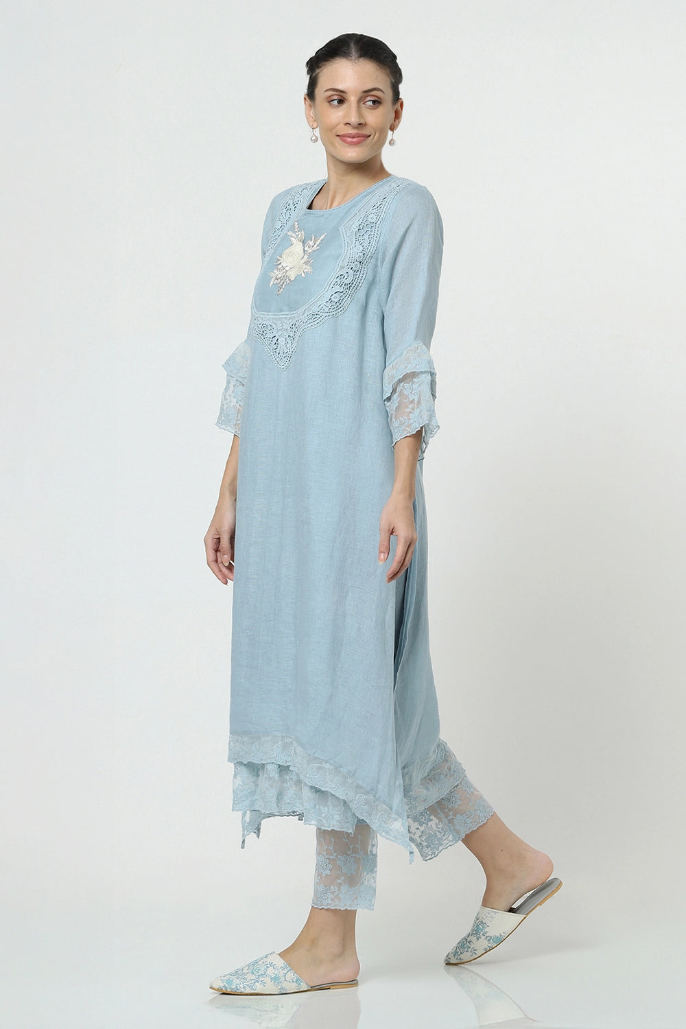 Love Lace Fly Free Sky Tunic Set