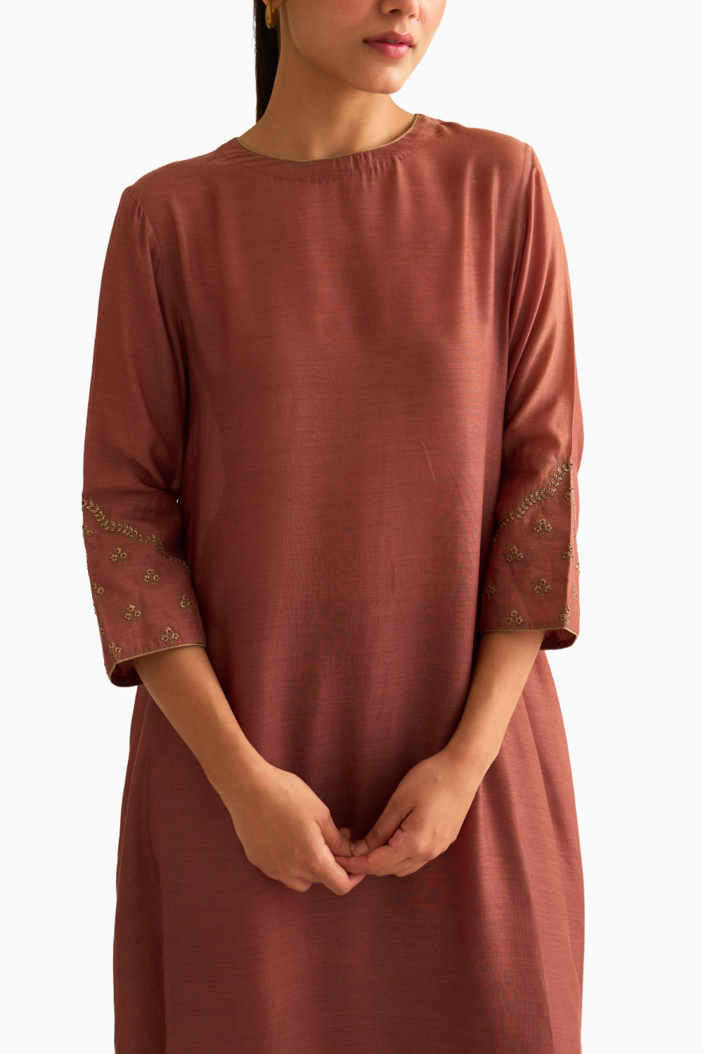 Palash Rosewood Kurta Set