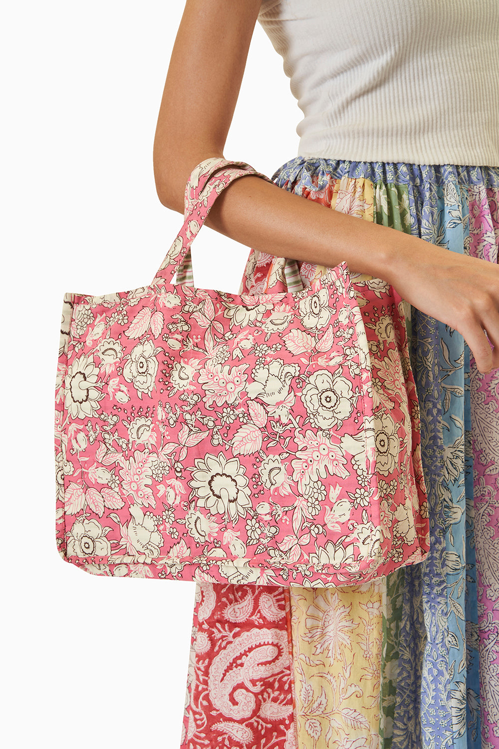 Pink Medium Tote Bag