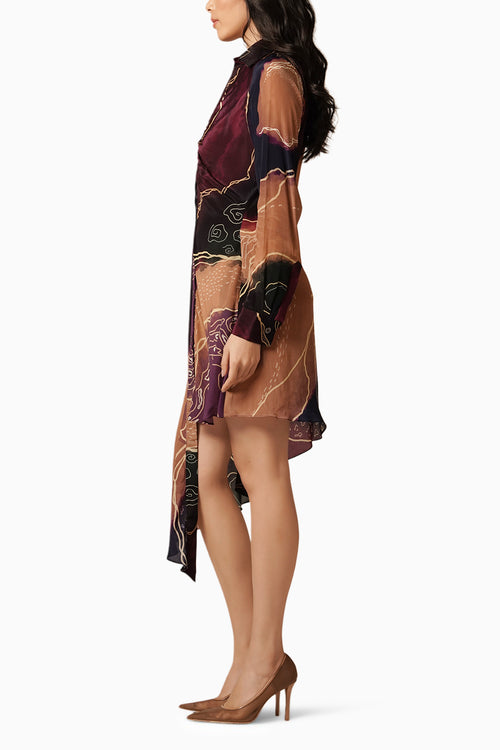 River Asymmetrical Dress