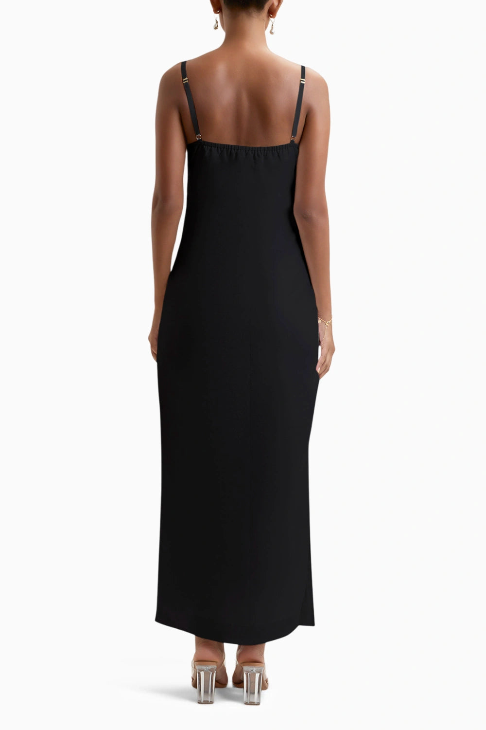 Black Como Linen Dress