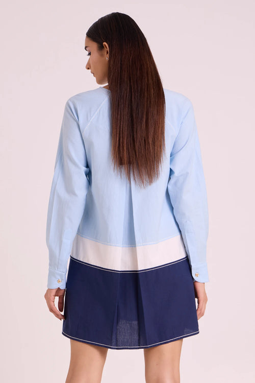 Harbour Beach Blue Short Dress